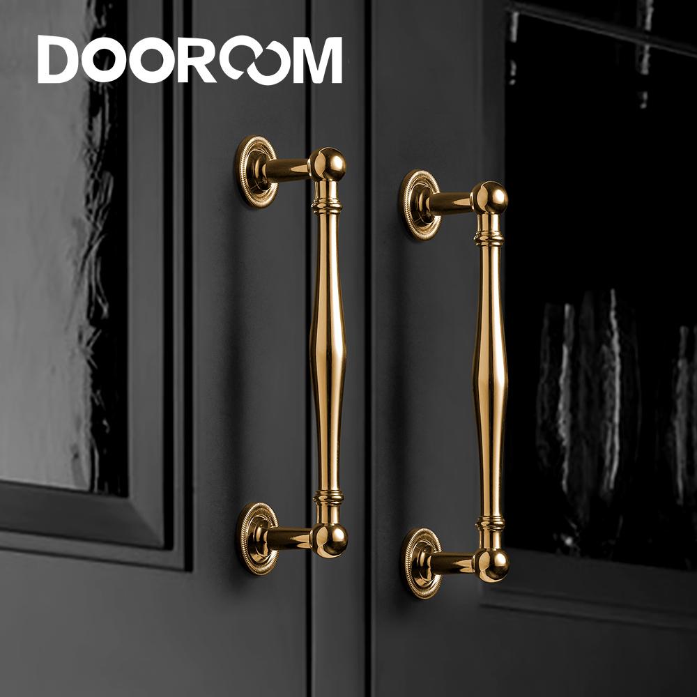 Dooroom Brass Furniture Handles Antique Brass Retro Style Cupboard Wardrobe Dresser Shoe Box Drawer Cabinet Pulls