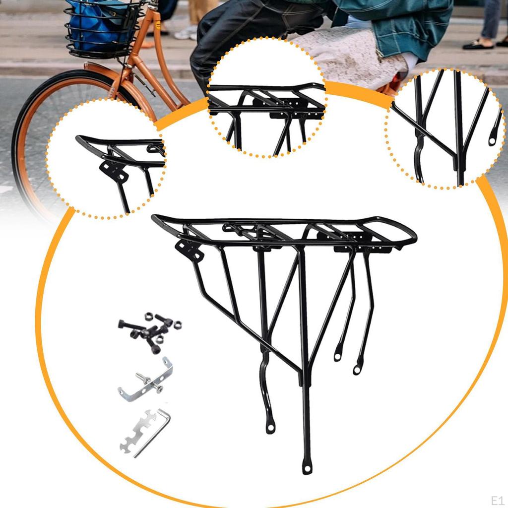 Fahrrad Gepäckträger Fahrrad Hinten Schwerlast Gepäckträger für Pendeln Reisen