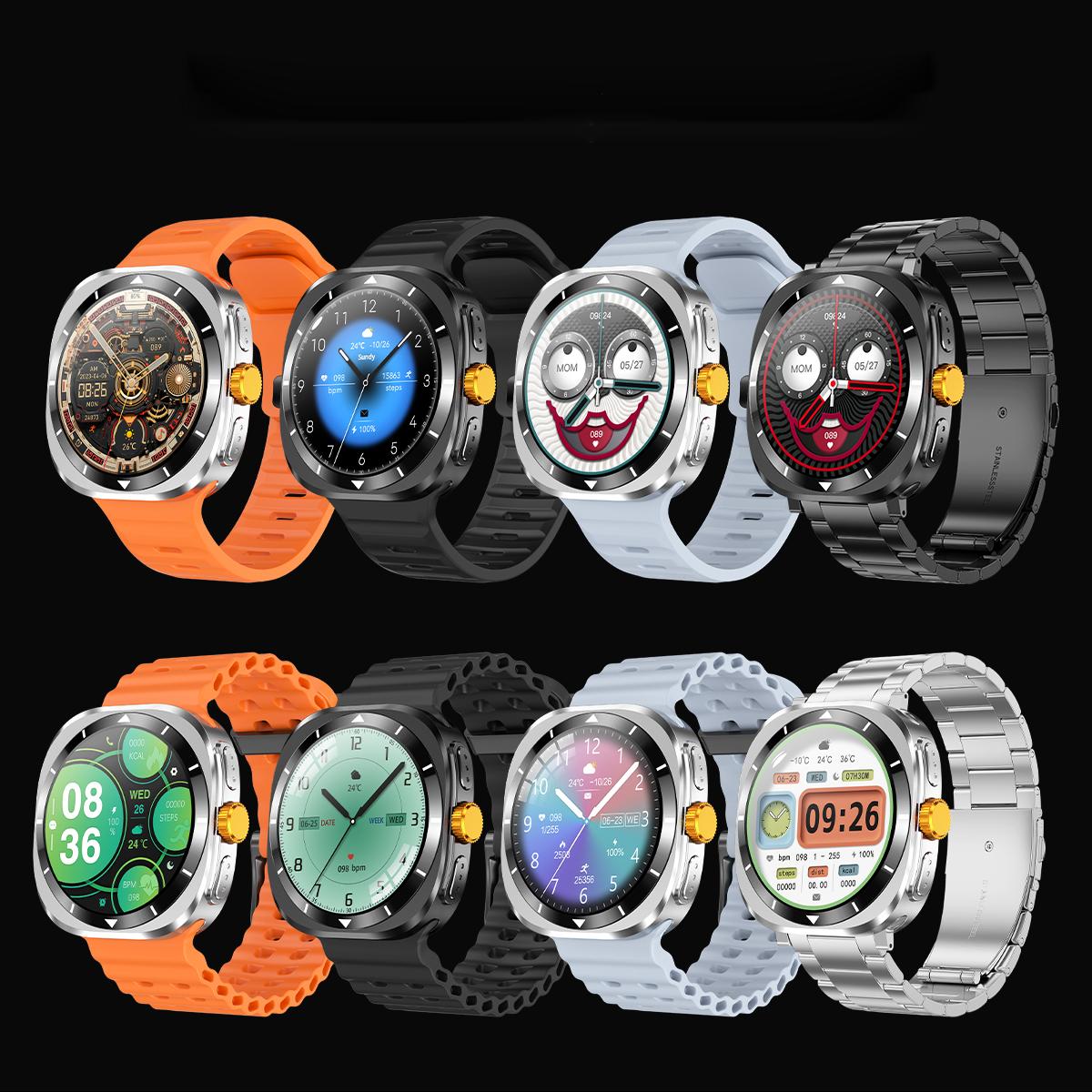 2024 Новые NFC-часы F7 Ultra Bluetooth Call Smart Watch Мужские AMOLED-экраны — фото 8