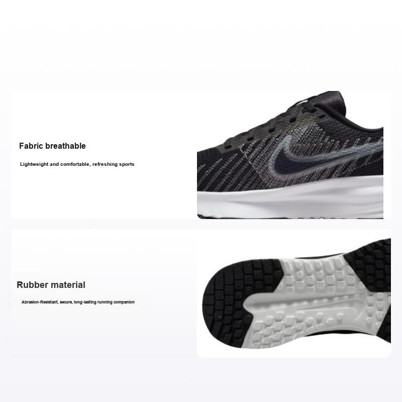 Nike Run Defy Black Wolf Grey Women Sneakers White HM9593-002 36.5