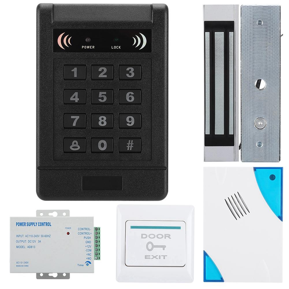 EM-ID Card Password Door Access Control Machine Magnetic Lock Remove Control Doorbell
