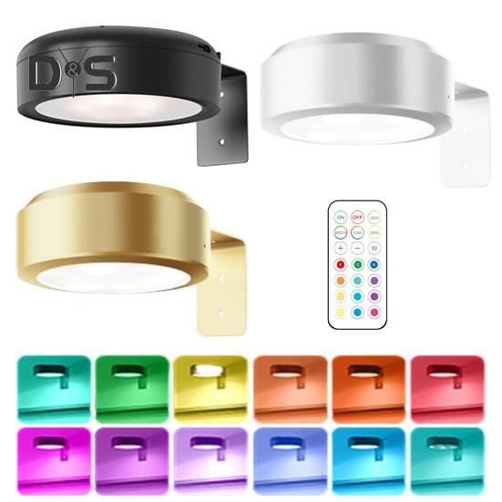 Picture Light with Remote Control 100 Lumens High Brightness Stepless Dimming 3 Lighting Modes Battery Operated No Drill Wall Art Light