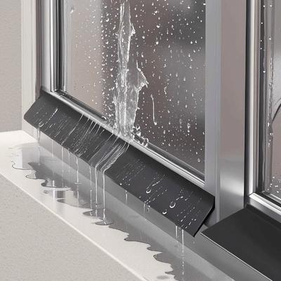 Waterdichte Terugstromende Raam Waterblokkerende Bar Rubberen Raamrand Waterdichte Afdichtingsstrip Afdichtingsfunctie Waterdichte Tussenschot