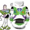 Toy Story Buzz Lightyear Hoodie Sweatshirt Cosplay Kostüm Pullover mit lebhaftem 3D Digitaldruck