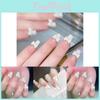 Fresh And Simplistic Pure Desire Butterfly Bow Nail Art Stickers Set In Xs/s/m/l Sizes
