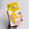 For Honor Play Case COR-L29 Phone Cover Cute Bear Cartoon Frog Soft Silicone Matte Fundas Coque For Honor Play Shockproof Bumper