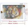 5d DIY Diamond Painting Cross Stitch Watercolor Animal Tiger Diamond Embroidery Mosaic Full Round Drill Home Decor Arts