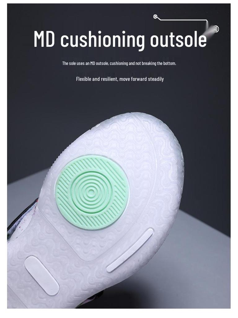 Atmungsaktive Sommer-Sportschuhe für Kinder: Langlebige, verschleißfeste Basketballschuhe für Jungen & Mädchen. Perfekt für Training und aktives Spielen.