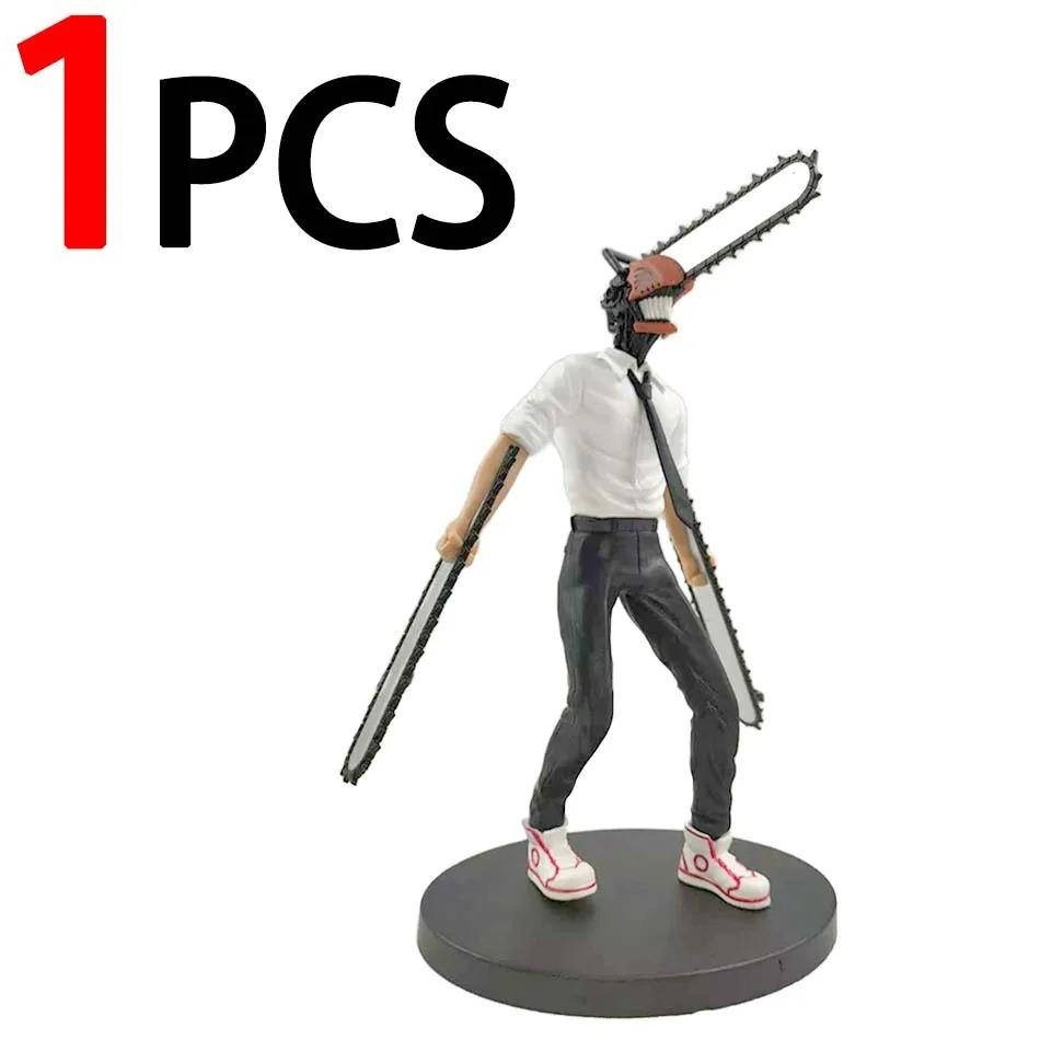 19cm Chainsaw Man Denji Anime Figure Denji/Power Action Figure 1560 Chainsaw Man Denji Figurine Adult Collectible Model Doll Toy