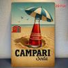 Vintage Metal Soda Sign Bar Wall Decor Retro Tin Poster