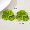ZA elegant flower designer temperament earrings simple personality exaggerated trend ear jewelry