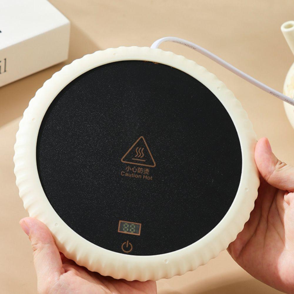 Round Dish Heating Plate Temperature-adjustable Cat Bowl Heating Pad Cat Bowl Heater  Winter