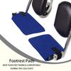 Rollstuhl Fußstützenpolster Fußplatten-Schutzpolster Beinauflagenkissen Fußschutzpolster zur Vermeidung von Fußkratzern