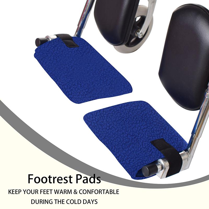 Rollstuhl Fußstützenpolster Fußplatten-Schutzpolster Beinauflagenkissen Fußschutzpolster zur Vermeidung von Fußkratzern