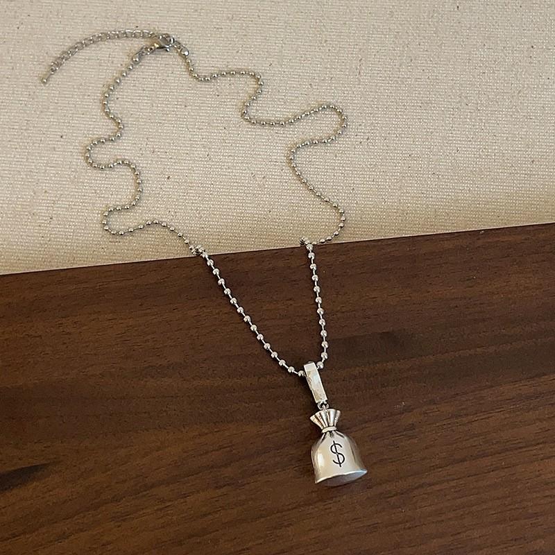 Minimalist Water Drop Pendant Necklace Sweater Chain