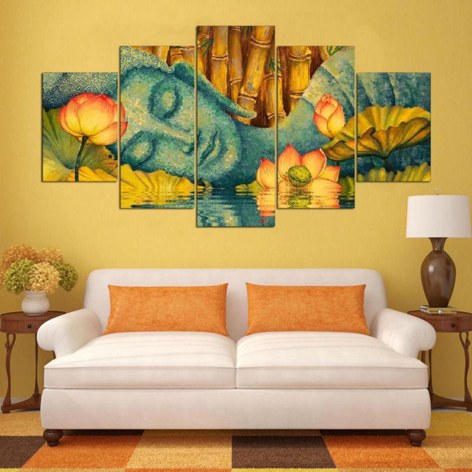 

5 Piece Canvas Wall Art Modern Artwork Canvas Panel Prints for Home Decor 20X35 20X45 20X55CM