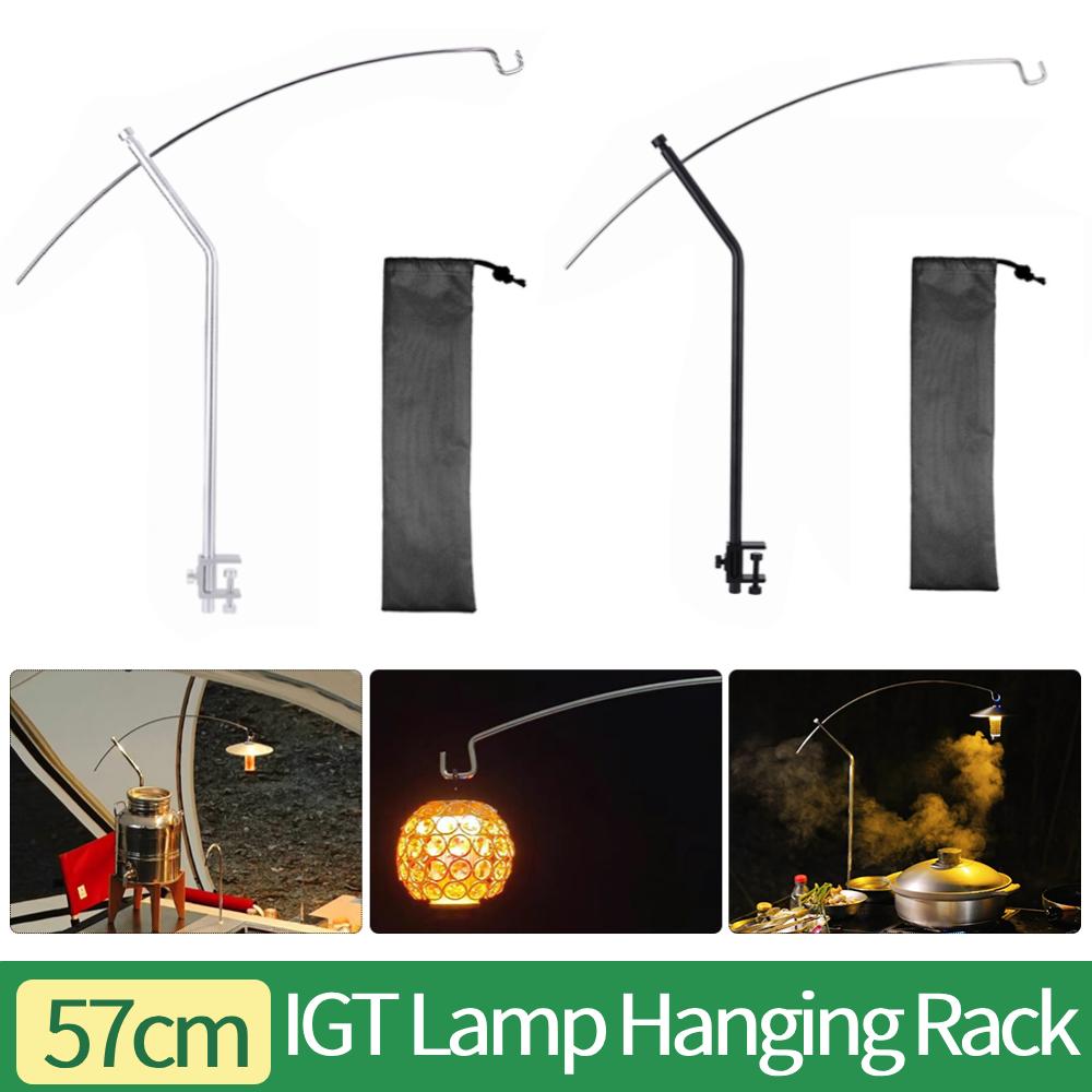 Camping IGT Lamp Hanging Rack Aluminum Alloy Detachable Lantern Stand IGT Table Lantern Hanger for Outdoor Camping Hiking 1~28mm