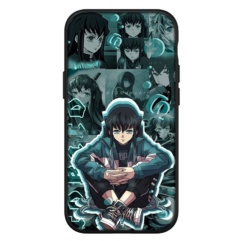 

for Samsung Galaxy S25 S24 S23 S22 Ultra FE Plus A17 A37 A57 A56 A55 A06 A16 A15 A36 A26 A35 A05 A54 Case Muichiro Tokito Demon Slayer Kamado Tanjiro for Redmi 9C NFC