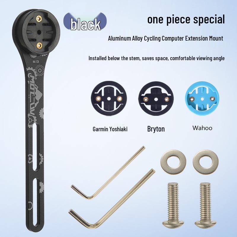 

Крепление для велокомпьютера на шоссейный велосипед с градиентной расцветкой - Аэродинамический удлинитель руля с кронштейном из углеродного волокна