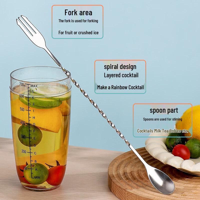 ZISIZ 304 Stainless Steel Long Bar Spoon