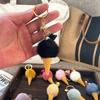 Schattige IJshoorntje Pluche Sleutelhanger Cartoon Pompom Tas Bedeltje Auto Sleutelhanger Accessoire