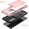 For Samsung Galaxy S25 Edge Case with Card Holder TPU + PC Phone Back Cover