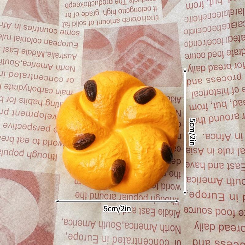 Slow Rising Squishy Stress Relief Soap Balls Dessert Bread Butter Squishies Slow Rebound Squeeze Toy Gift For Adhd Party Favors
