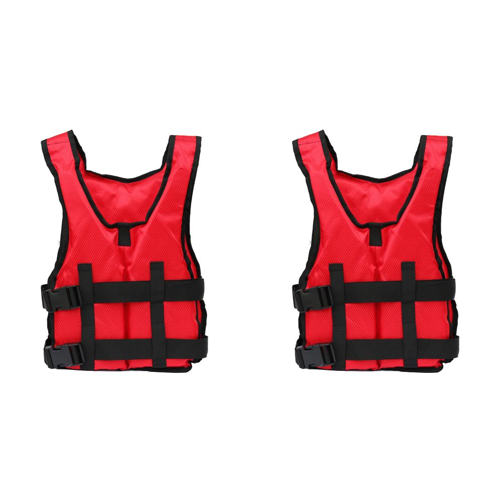 

Buoyancy Life Vest Adjustable Waterproof Water Safety Vest for Adults Kids (Red)