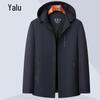 Ya Lu Men's Hooded Business Casual Jacket
