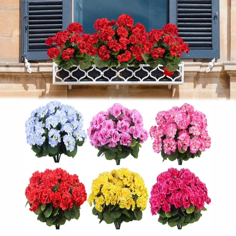 Silk Material Artificial Begonia Simulation Design Artificial Texture Fake Silk Begonia Flower Decorative Flower