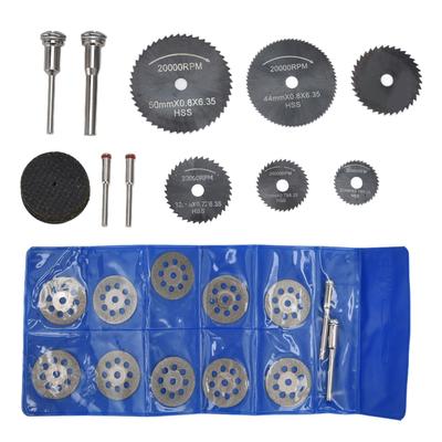 32Pcs Cutting Wheel Set HSS Circular Saw Blades Resin Cutting Discs Diamond Cutter Wheels