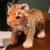 Simulation Leopard Doll Plush Toy Cub Leopard Doll Tabletop Ornament Men And Women And Children Gifts