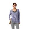 Summer two-piece sunscreen blouse women's t-shirt slightly transparent long-sleeved thin suspender air-conditioning shirt
