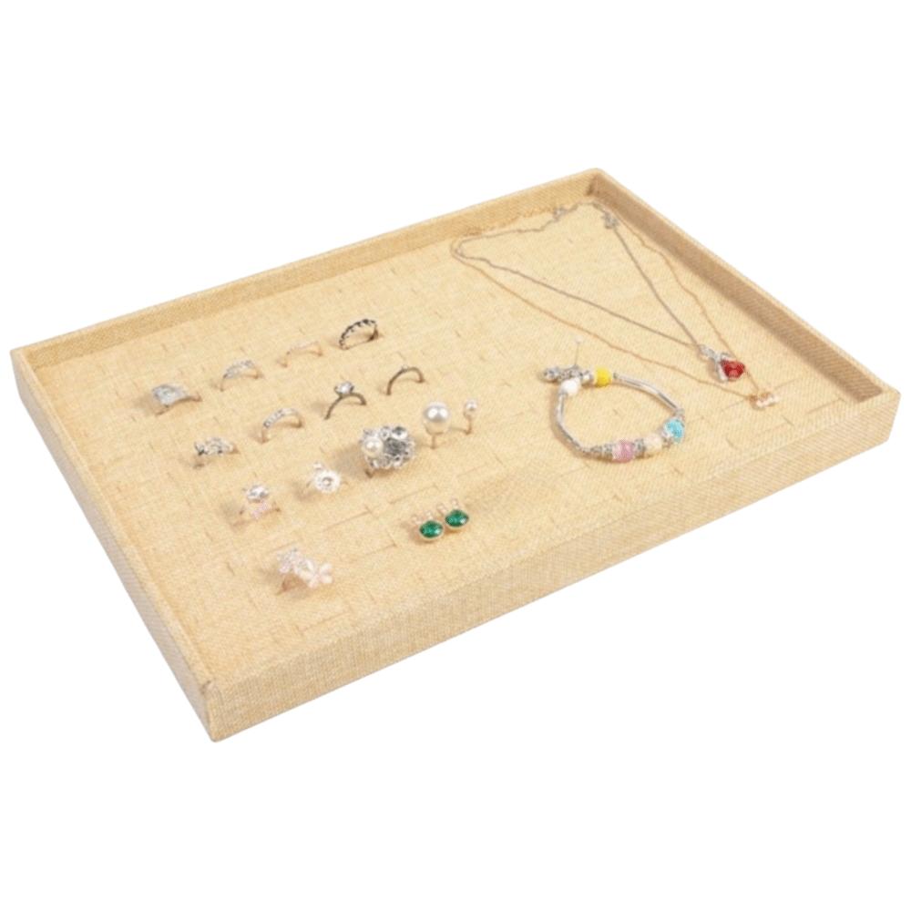 Multifunctional Linen Jewelry Tray Retro Jewelry Organizer Jewelry Box  Boutique