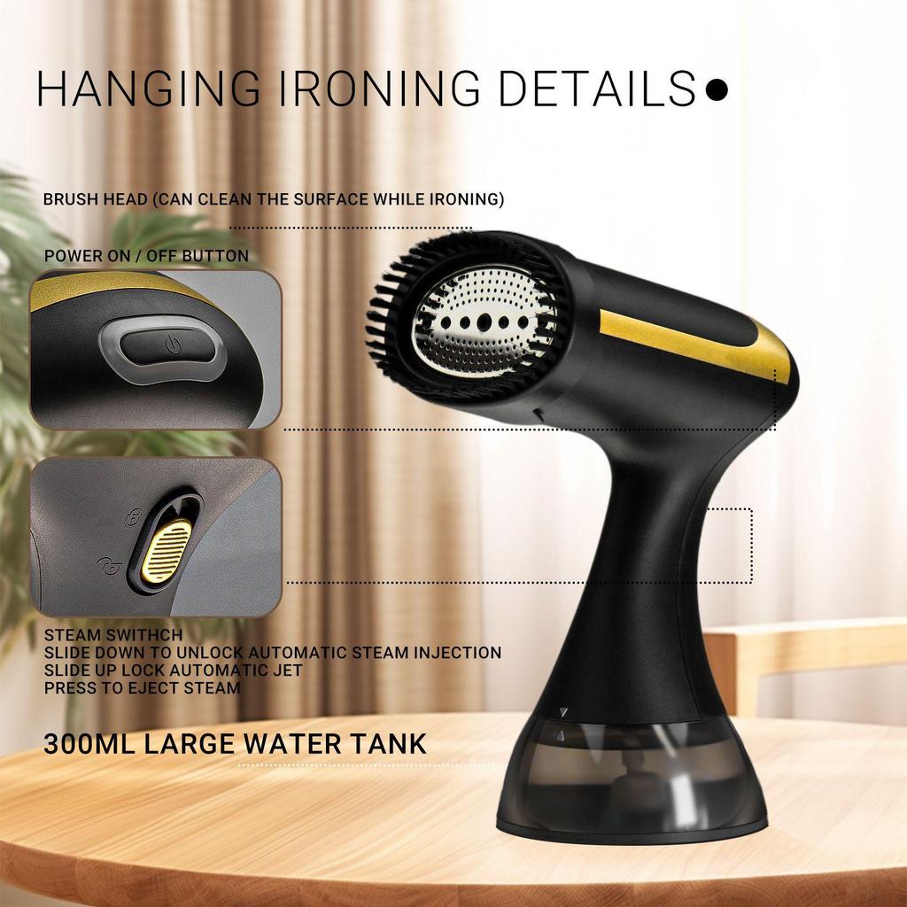 2025 Przenośna ręczna parownica do ubrań: Kompaktowe żelazko podróżne do domu i ubrań