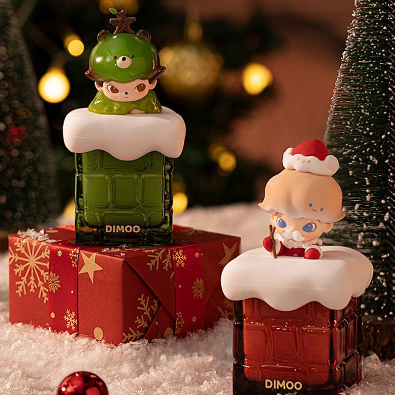 New POP MART DIMOO Snowman's Letter Collection, Fragrance Candle 2023 Theme Mystery Boxes Single Mystery Box/Full Box 6 Pcs PPMT-2311-0074