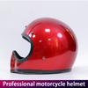 Motorcycle Helmet Small Body Retro Full Face Fiberglass Material Eagle Mouth Cruise Bike Helmet