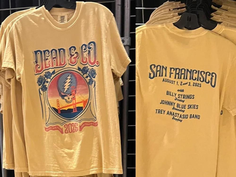 

Dead and Company Golden Gate Park 2025 Celebrating 60 Years T-Shirt Unisex Unisex T-Shirt S