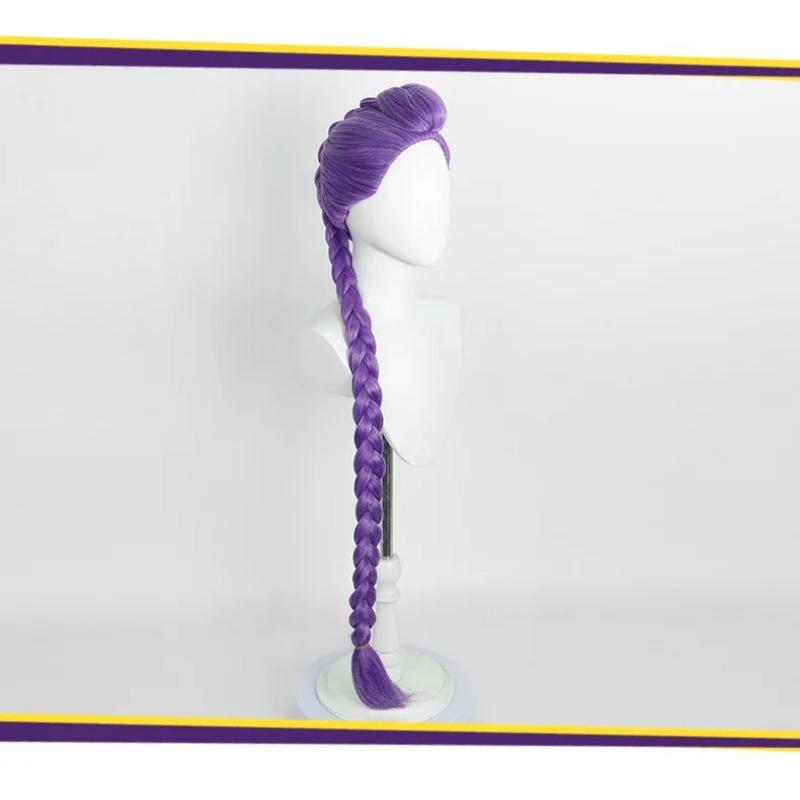 

K-pop Охотники на демонов Суперзвезда Руми Парик Косплей Руми Волосы Хэллоуин Вечеринка Ролевая игра Термостойкий Синтетический Парик Карнавальный Реквизит About 120cm фиолетовый