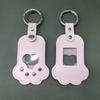 Pet Furs Memorial Keychains Dog Cats Hair Keepsakes Holder Engraved Pet Loss Gift Pet Hair Container Keyring Keepsakes