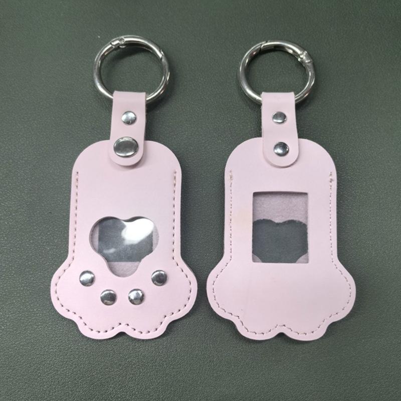 Pet Furs Memorial Keychains Dog Cats Hair Keepsakes Holder Engraved Pet Loss Gift Pet Hair Container Keyring Keepsakes