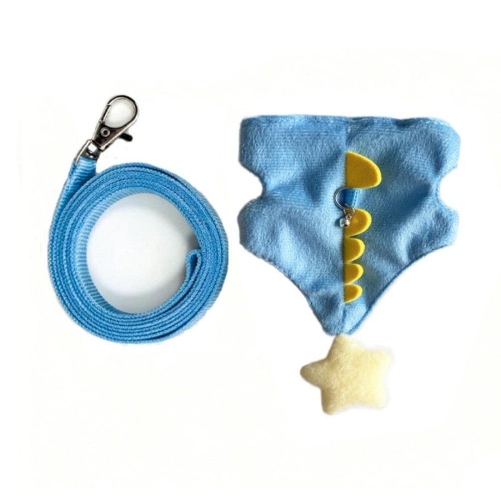 Adjustable Small Pet Harness Leash Cartoon Guinea Pig Safety Vest For Mice Guinea Pig Kittens