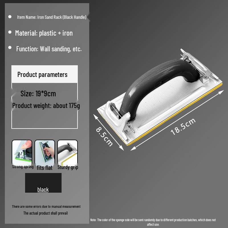 Sponge Handheld Sandpaper Holder for Wall and Corner Sanding