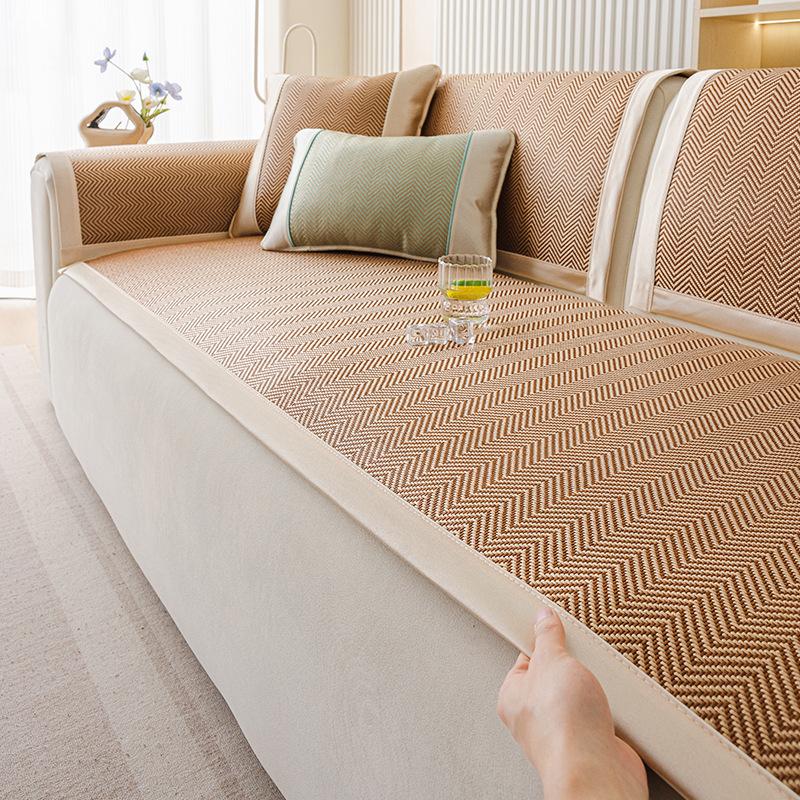 Rattan Mat Sofa Cushion, Summer Sofa Mat, Seat Cushion, A Piece Of Cold Feeling, Cover Cloth Cover, Summer Cool Cushion  New Model