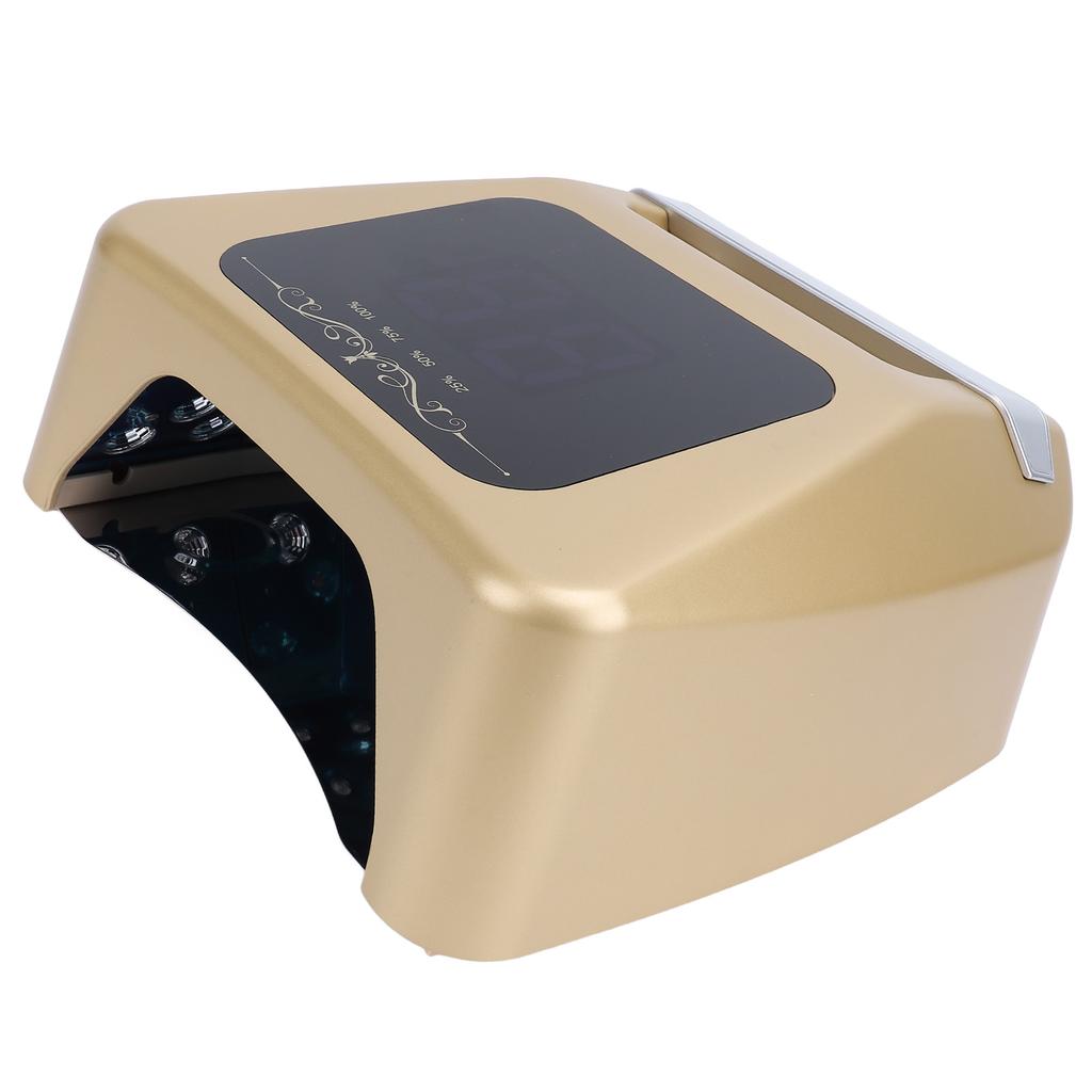 LED Nail Polish Lamp With 36pcs Lamp Beads Gold Smart Sensor Quick Drying Nail Dryer for Home Salon