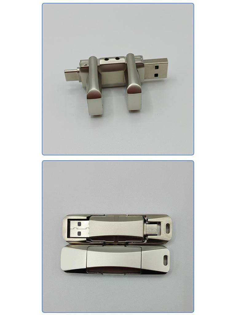 64GB Dual Interface USB 3.0 Type-C Metal High-Speed Supercar Flash Drive