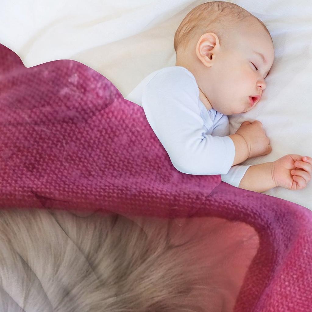 Gypsy ~ Bichon Throw Blanket Plaid On the Sofa Bed Linens Loose Blankets Ands Blankets