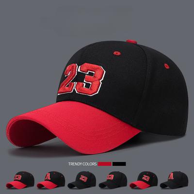 Four Seasons New Team Number 23 Rugby Sun Hat Men and Women Couple Embroidery Letters Fashion Street Hat