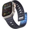 Magnetic Strap For Apple Watch Ultra 1 2 3 49mm 44mm 45mm 46mm 42mm 41 Sport Silicone Bracelet Belt IWatch Series 11 10 8 7 6 Se 3 Band