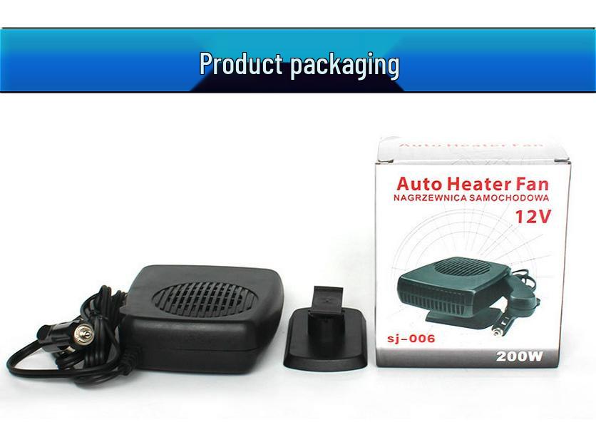 12V Electric Car Heater & Windshield Defroster - Hot & Cold Air Blower